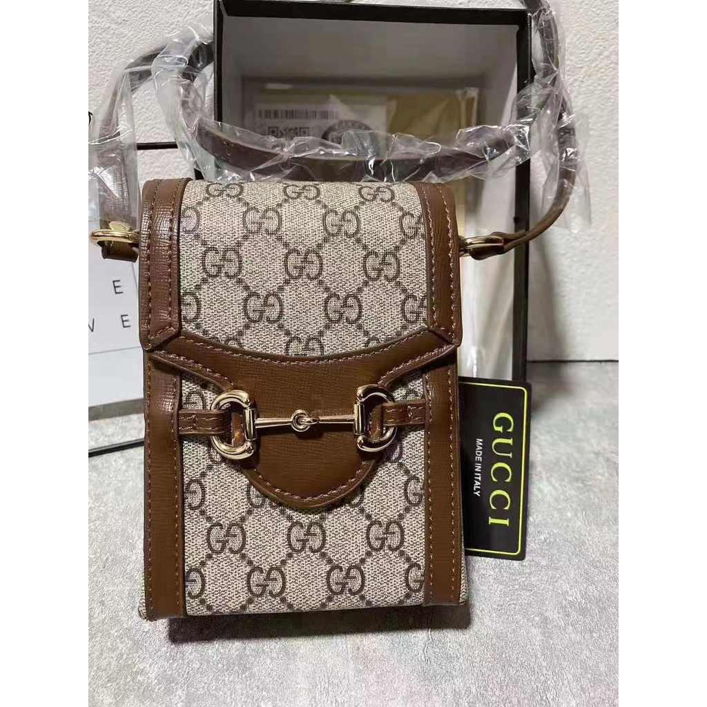 FH66 Tas Selempang sling panjang bahu wanita samping