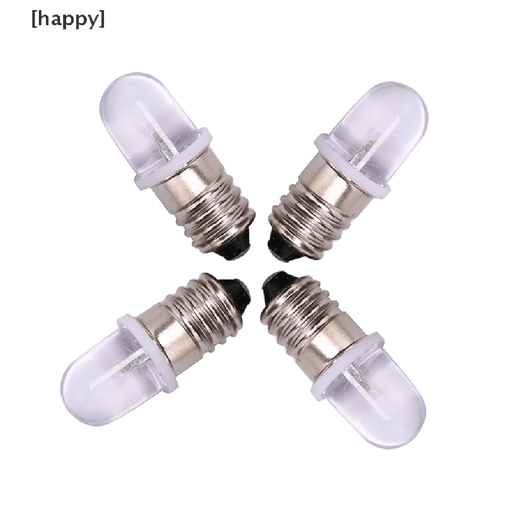 Ha 5pcs Bohlam Lampu Indikator Led E10 Dc 3v 4.5v Untuk Instrumen