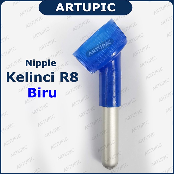 Nipple Kelinci R8 nipel nepel niple Botol Minum Kelinci Aluminium Gotri Keramik