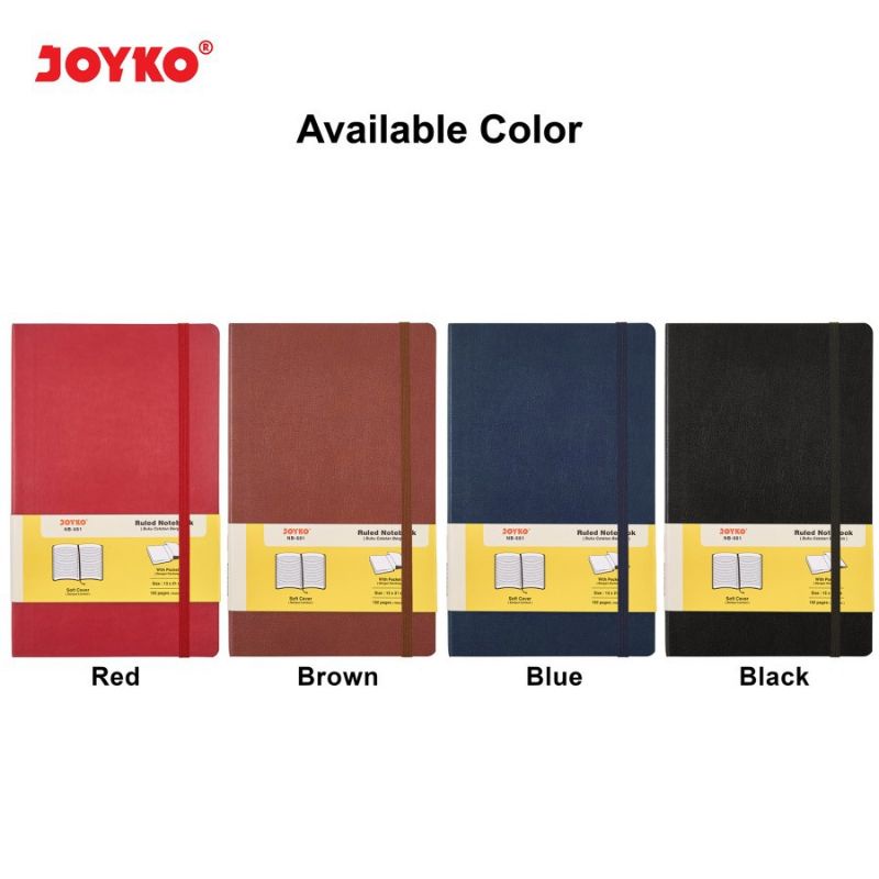 

Notebook / Buku Tulis Catatan / Diary Agenda/ Note Book Joyko NB-681 ( A5 ) Soft Cover