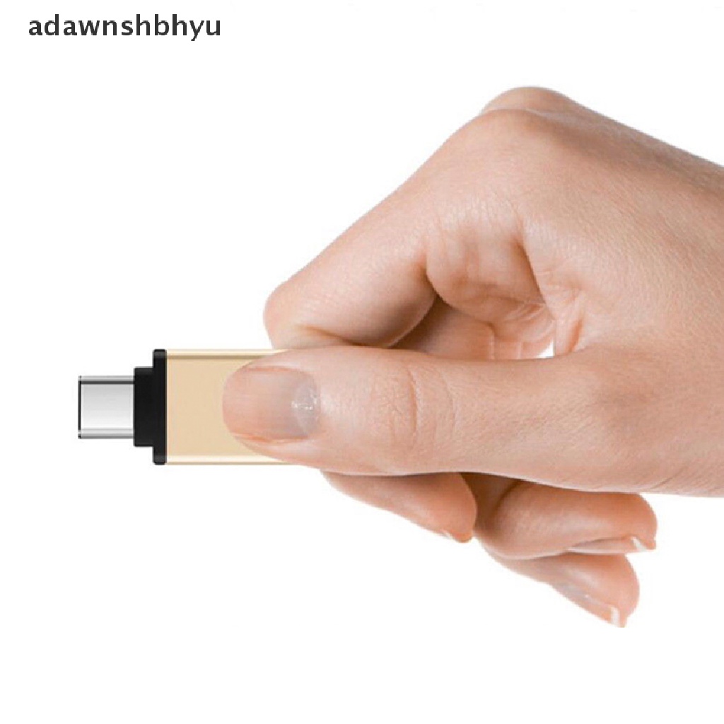 Adaptor adawnshbhyu Tipe C Ke USB-A 3.0 Female Converter OTG USB C 3.1 Untuk Mac Nexus 5X 6P