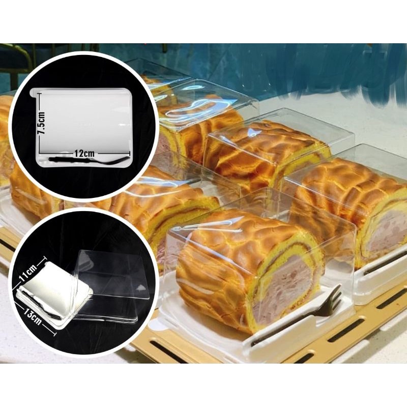 

5pcs cake case mika roll cake mika bolu gulung uk 12x7,5cm
