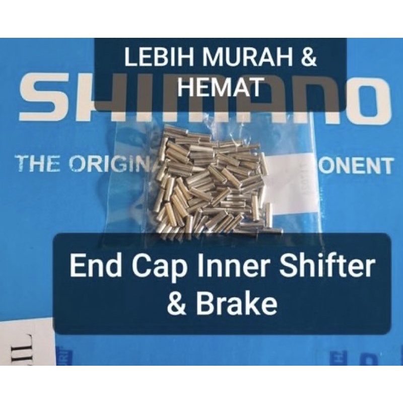 End Cap Tutup Stoper Iner Kawat Kabel Shifter Rem Brake Sepeda