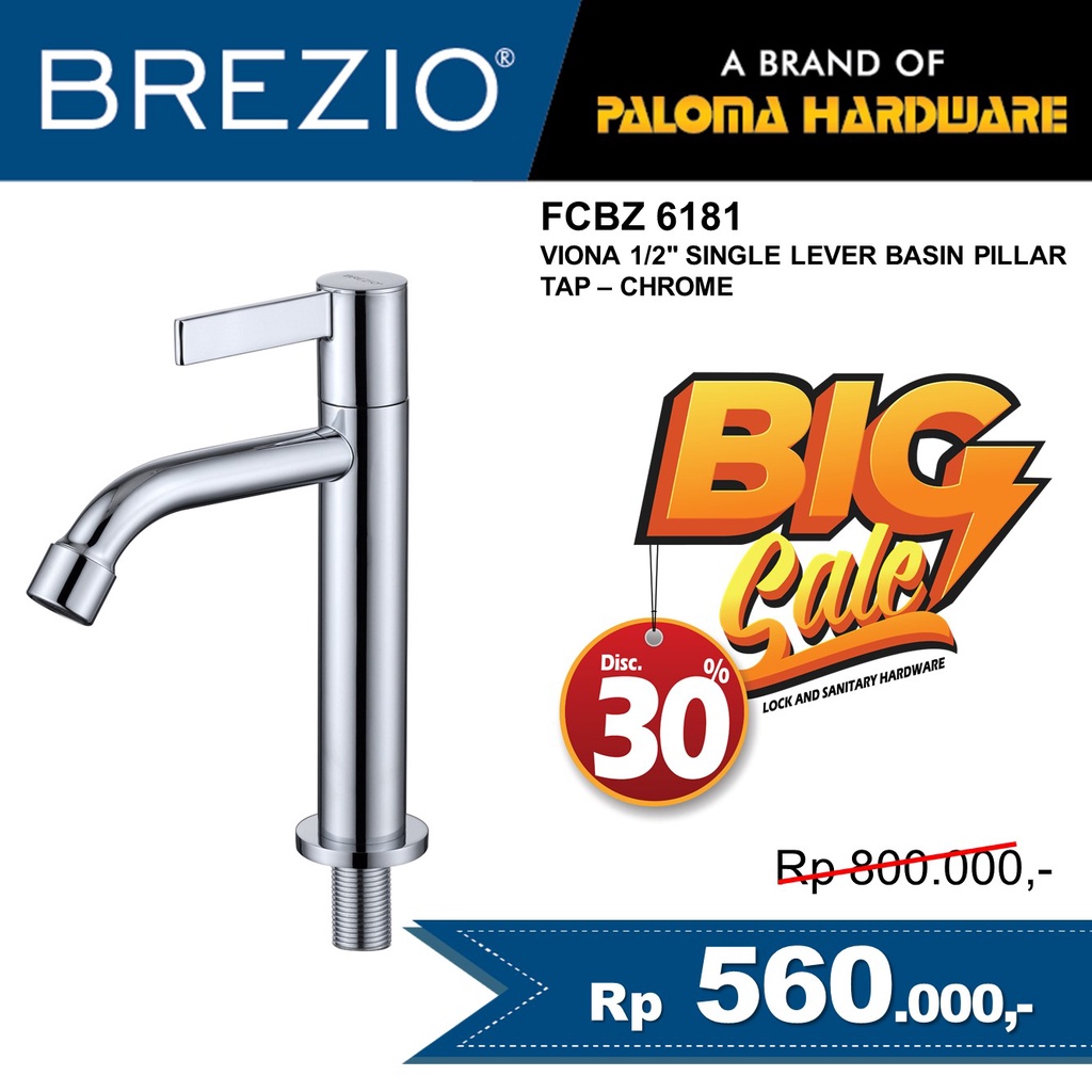 BREZIO FCBZ 6181 Keran Wastafel Sink Cuci Tangan Basin Meja Kran Air