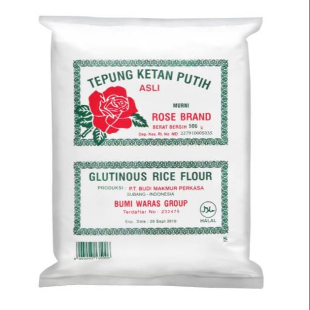 

Tepung ketan rosebrand 500g (1 dus)