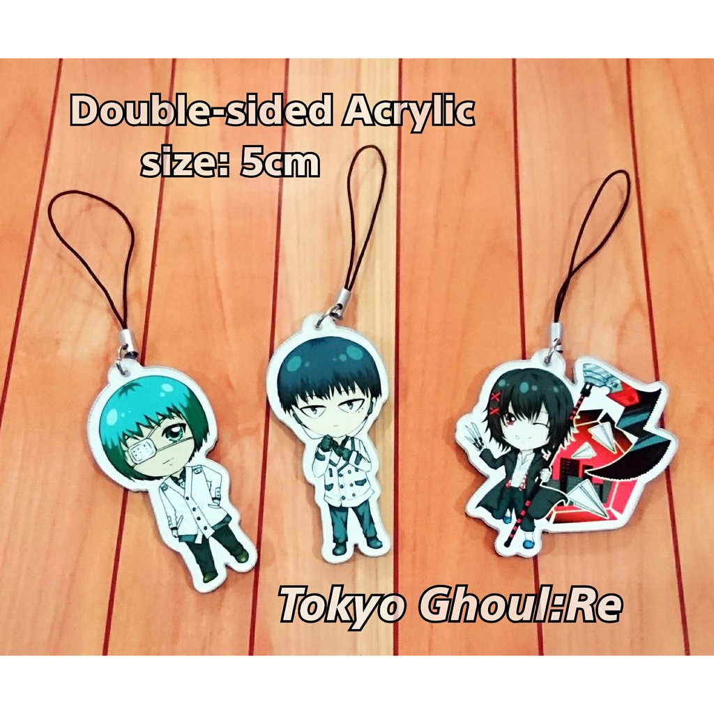 gantungan hp / usb anime tokyo ghoul re urie toru juuzou