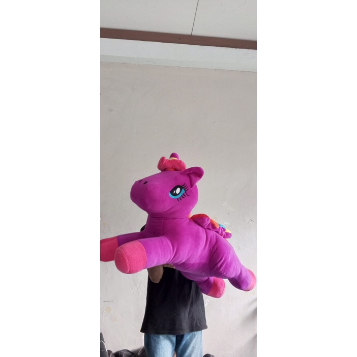 Boneka Kuda Poni Unicorn Baring Jumbo - Boneka Mainan Anak Perempuan - Boneka Lucu dan gemesin