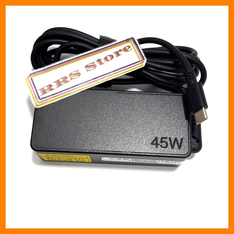 adaptor casan laptop lenovo 20V 2.25A 45W Type USB C Laptop AC Adapter Power Supply Charger For Lenovo C330 S330 C340 S340 100E T480 T480S T580 T580S E480 kabel power pisah