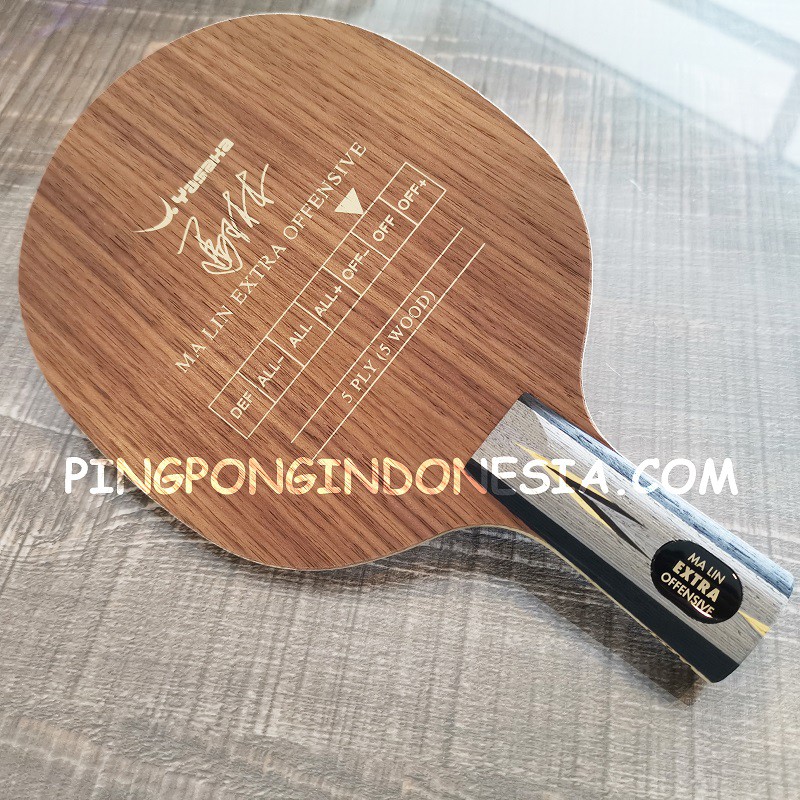 Yasaka Ma Lin Extra Offensive Penhold - Blade Kayu Pingpong Tenis Meja Bat Bet