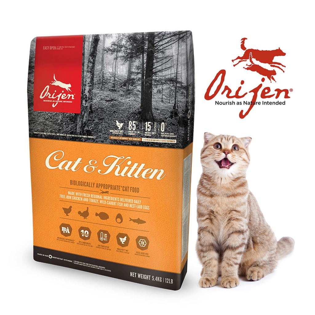 ORIJEN CAT KITTEN 5.4KG ORIJEN 5,4KG CAT &amp; KITTEN ORIJEN 5,4 KG ORIJEN 5.4KG ORIJEN CAT &amp; KITTEN 5,4KG