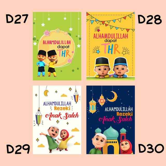 

Amplop lebaran custom / 1pack isi 1lusin / size 7x10