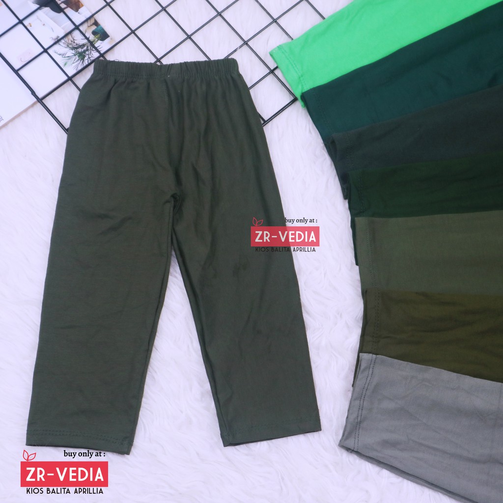 Legging Polos uk 5-7 Tahun / Celana Leging Anak Perempuan Pants Panjang Murah Polos Ketat Adem