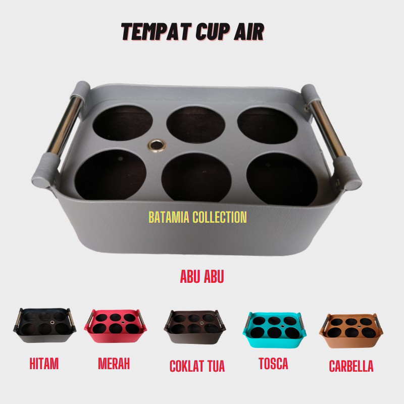 Tempat Aqua Gelas Isi 6 Cup Model Kotak & Oval Tempat Air Mineral Gelas Keranjang Aqua Gelas Wadah A