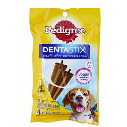 Pedigree Dentastix Medium 98gr 10-25kg Denta Stix Snack Anjing Dental