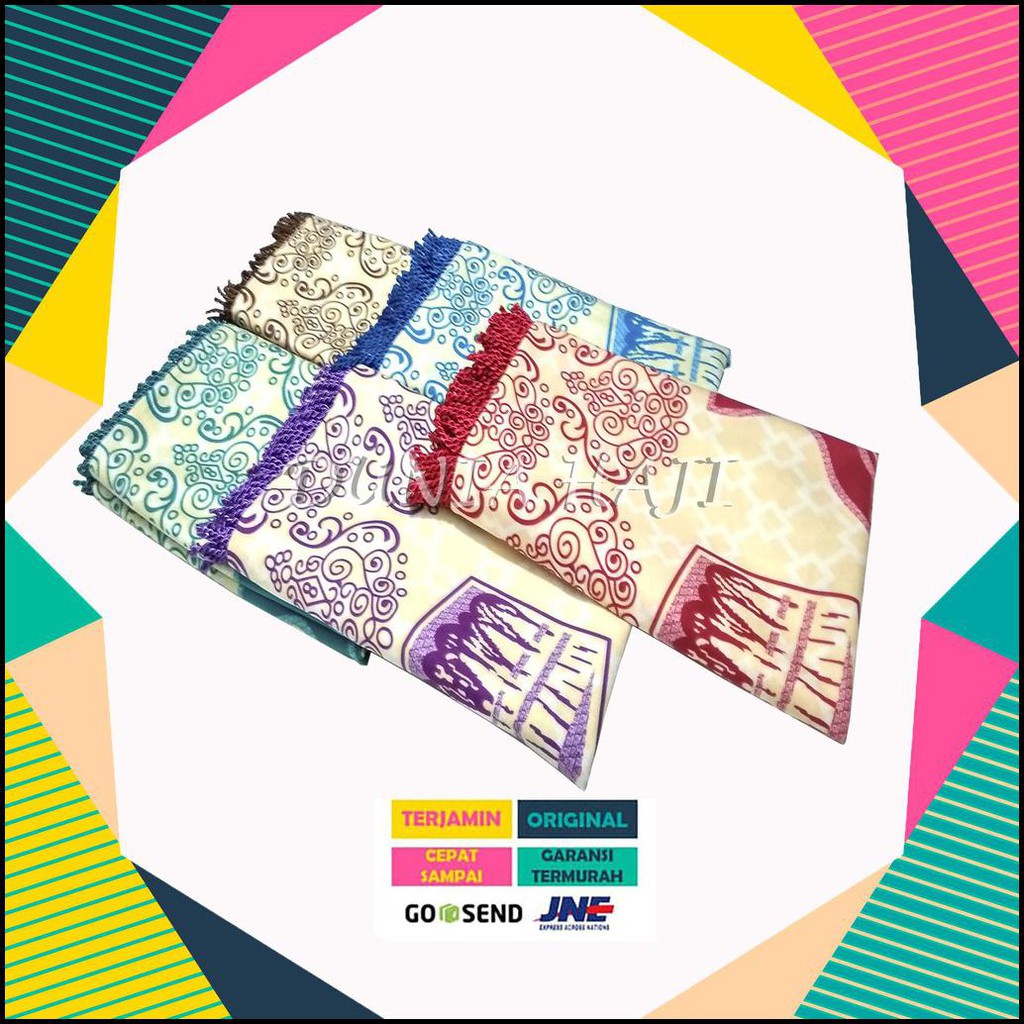 Promo Special Sajadah Turkey Turki Turkiye Arbain Suede Tipis / Sajadah Halus Lembut Murah / Oleh