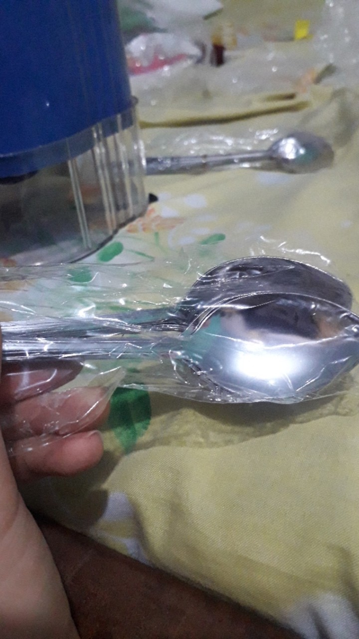 Sendok Teh Panjang Set 12 Pcs Stainless