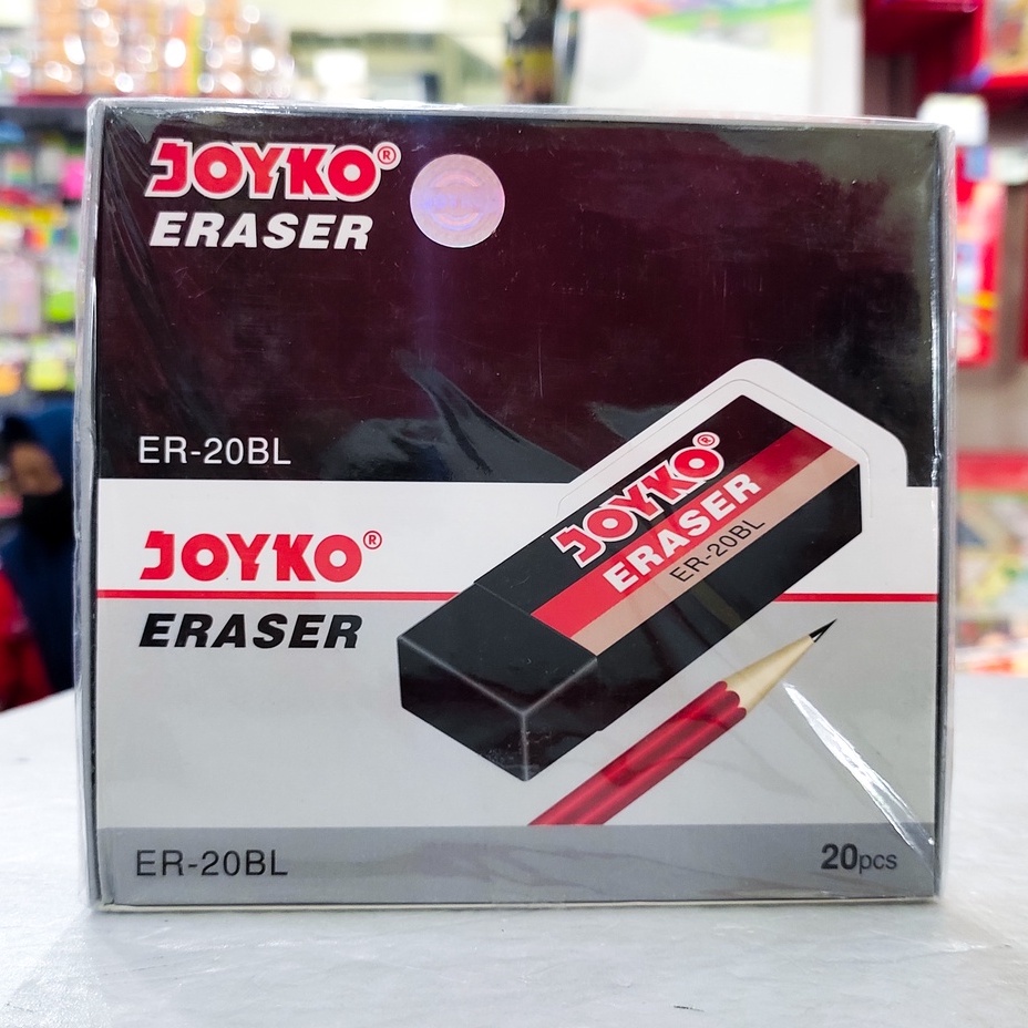 

ERASER, PENGHAPUS, STIP ER B20BL HITAM JOYKO