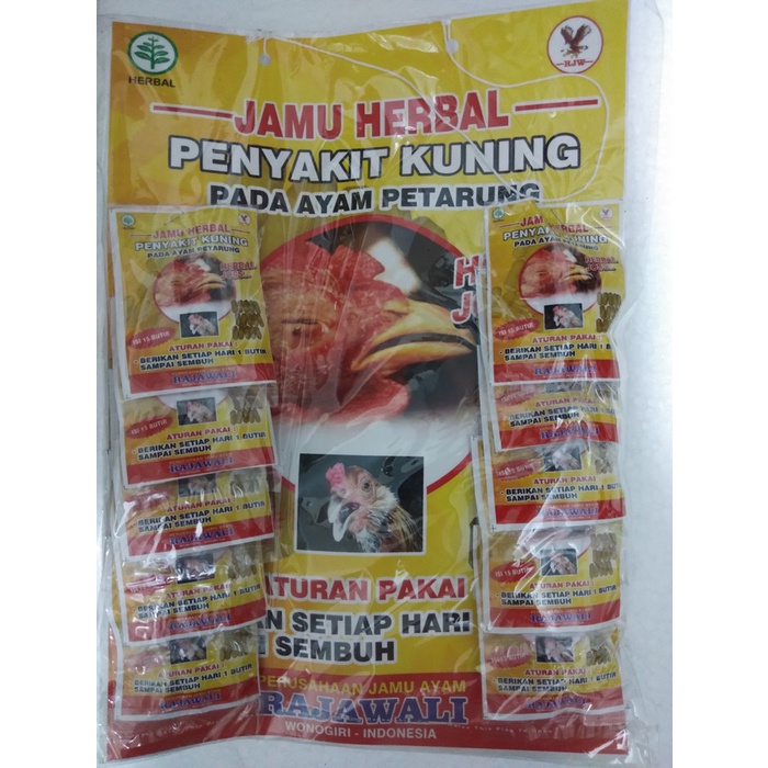 Ayam-Vitamin-Obat- Jamu Herbal Anti Penyakit Kuning Ayam Tarung -Obat-Vitamin-Ayam.