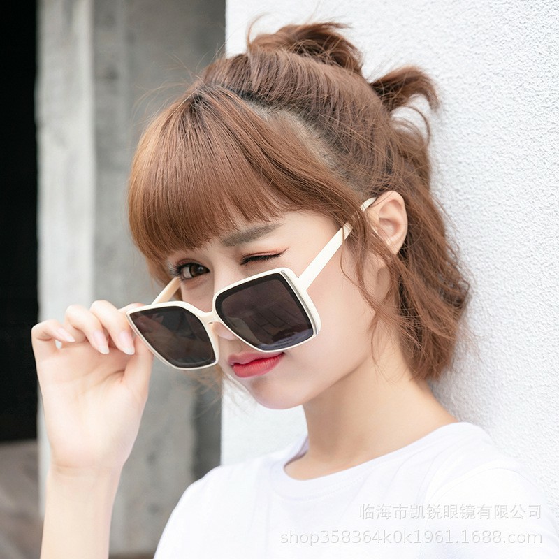 Kacamata Fashion Unisex Style Korea EG13 Sunglass Wanita/Pria Model Retro Way farer Sunglasses