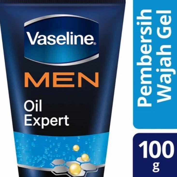℗ Vaseline MEN Gel Oil Expert facial wash sabun cuci muka 100 gr ✴