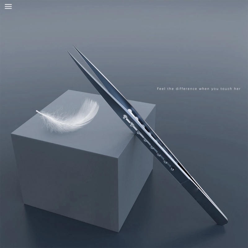 Vivi Ti11 Pinset Lurus Bahan Titanium Alloy Untuk Reparasi Motherboard Handphone