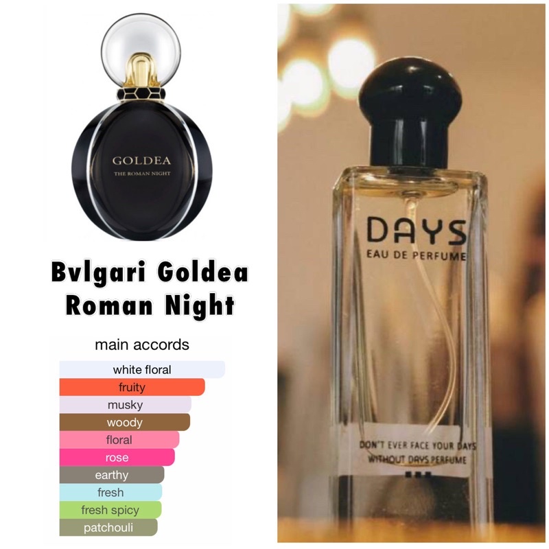 DAYS PARFUM INSPIRED BY BVLGARI GOLDEA