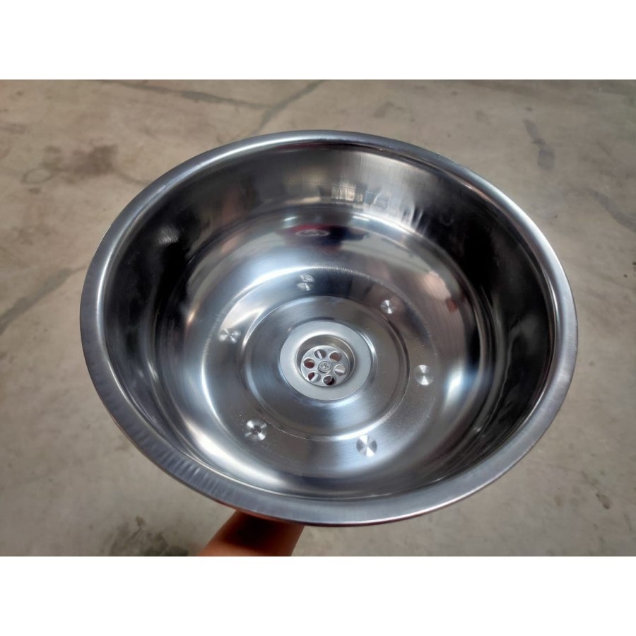 BAK CUCI PIRING BULAT KITCHEN SINK WASTAFEL PORTABEL PORTABLE MURAH