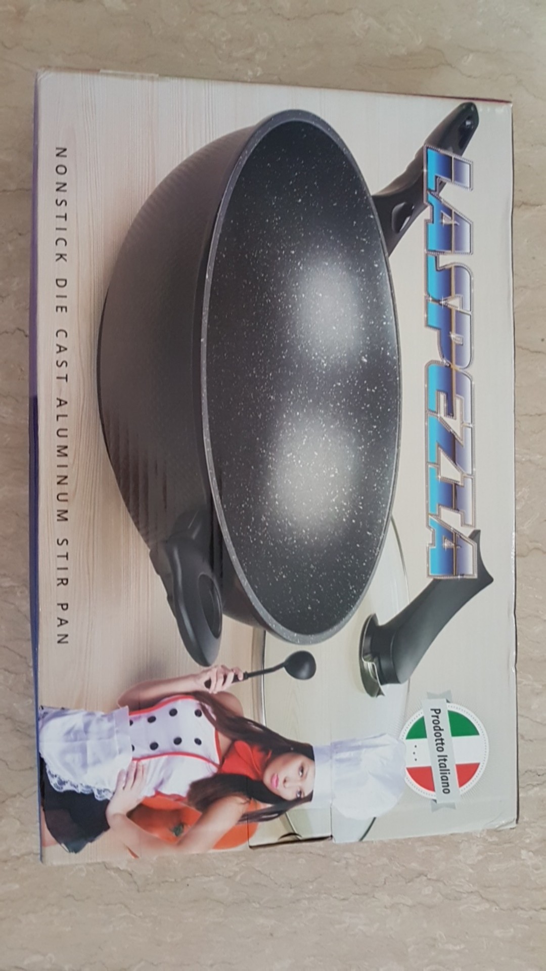 Penggorengan Besar 32cm Laspezia Wajan Anti Lengket