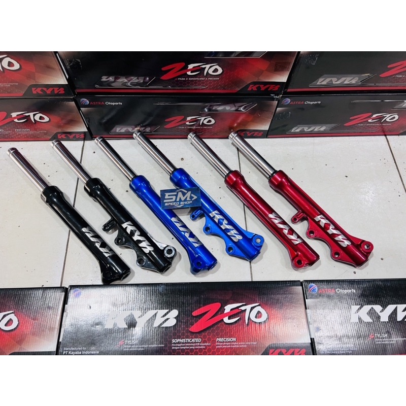 KYB Original Shockbreaker Depan KAYABA ZETO Front Fork Yamaha MIO Jupiter Z KYOS-FF1010 / FF1020 - K