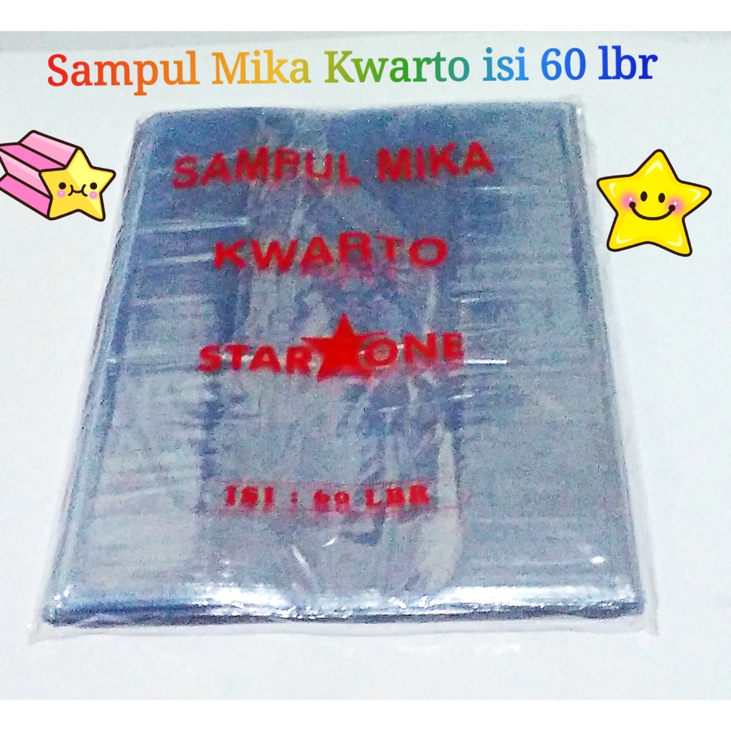 

SAMPUL MIKA KWARTO ISI 60 LBR