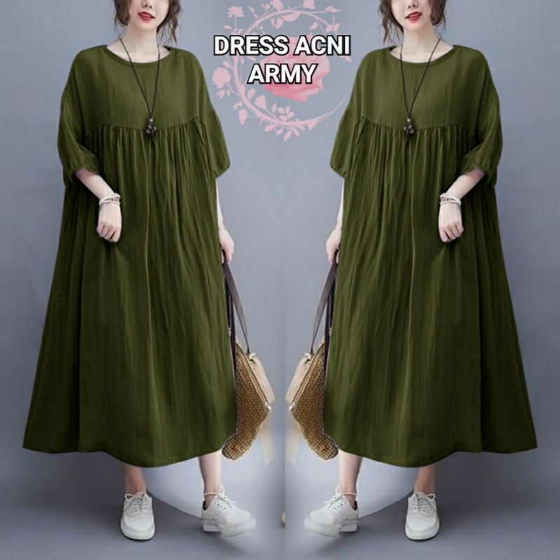 Gamis Polos Baju Muslim Wanita Best Quality Products Harga Istimewa