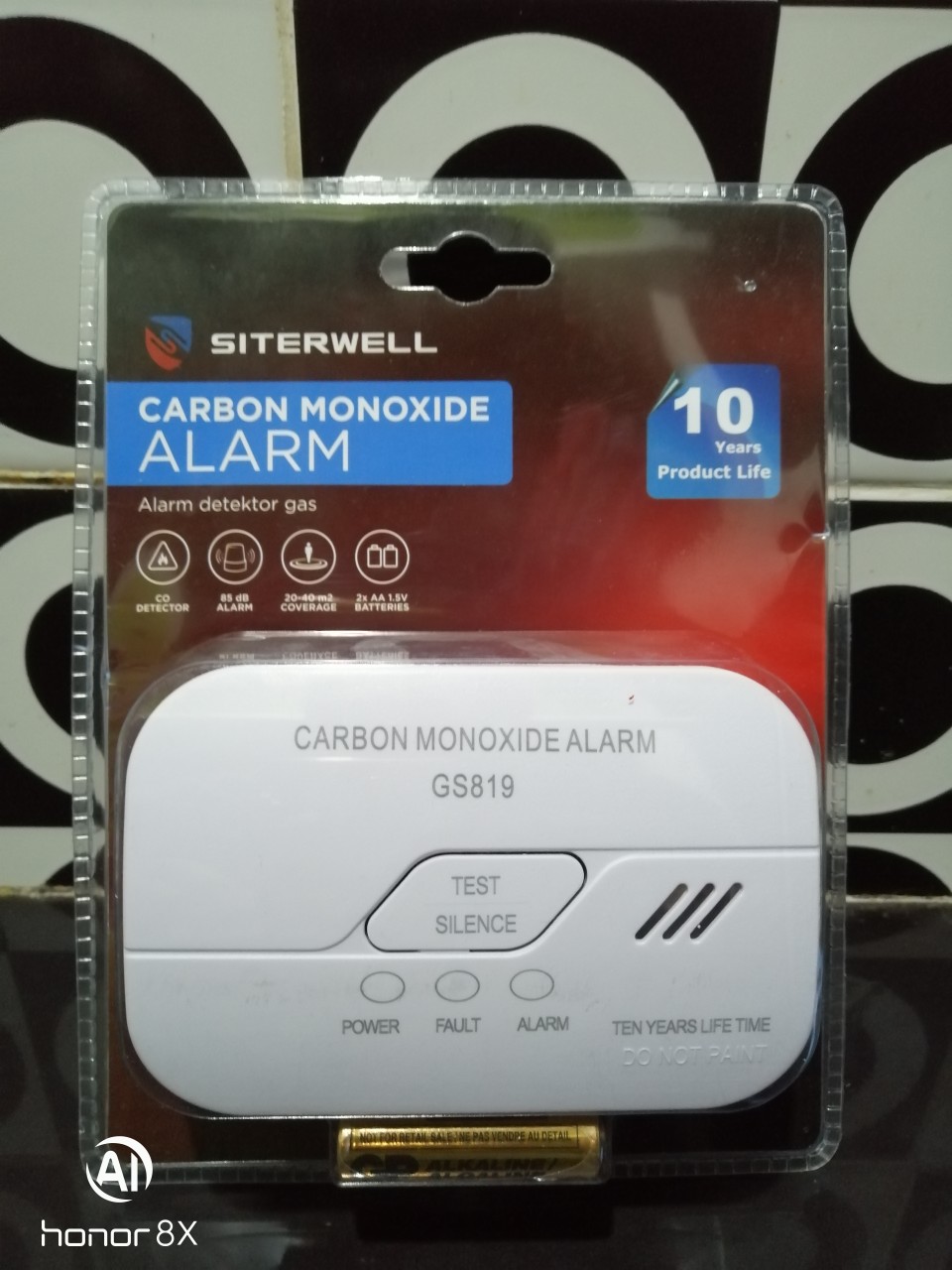 Detektor Gas Otomatis / Pendeteksi Gas Karbon / Siterwell Detektor Gs819