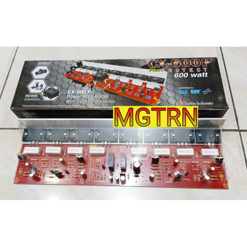 Kit Power Amplifier Stereo 600watt CX-600P BELL{Plus Protect}