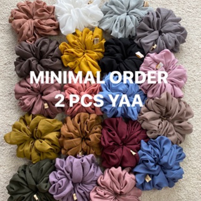 CEPOL IKAT RAMBUT SCRUNCHIE  PREMIUM JUMBO VOAL MIRACLE 