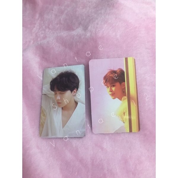 { BUNDLE } BTS official Photocard Answer E Jimin, Tear U Hobi