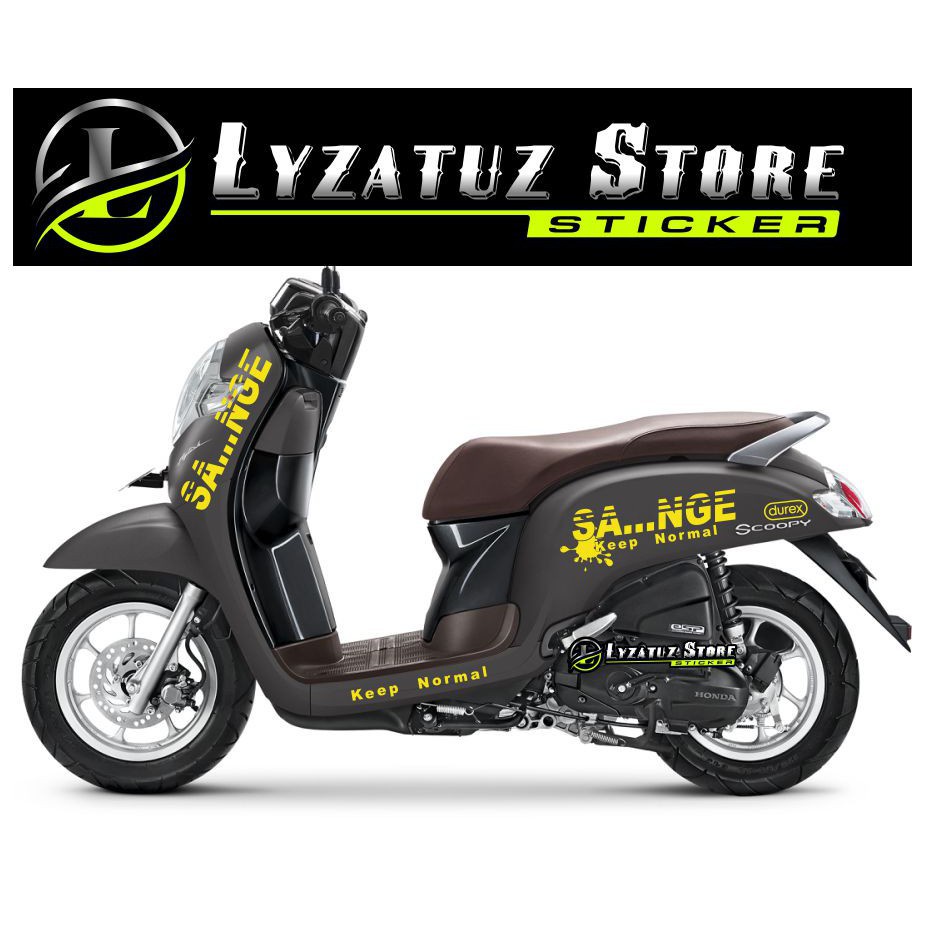 stiker scoopy custom sange cutting stiker motor scoopy terlaris