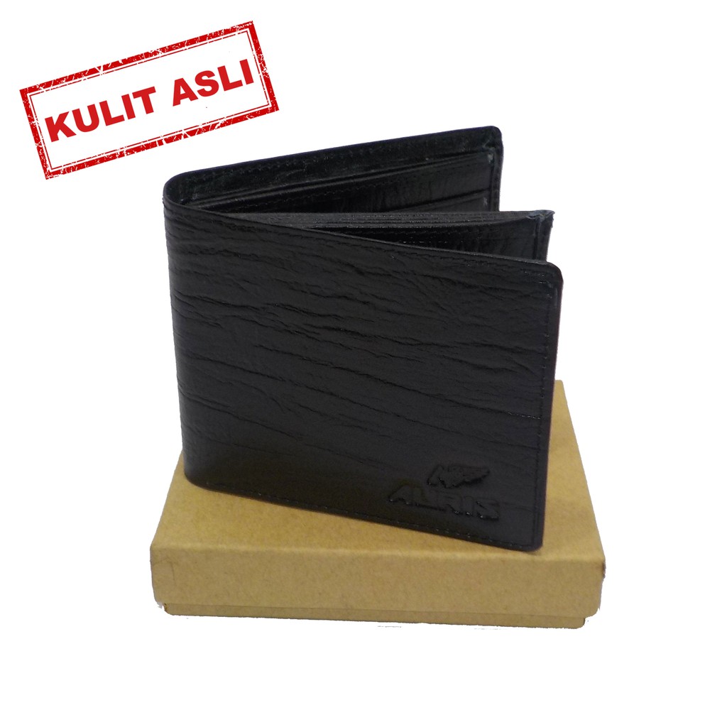 Auris Dompet Pria Kulit Asli Model 3 Dimensi  Auris Original