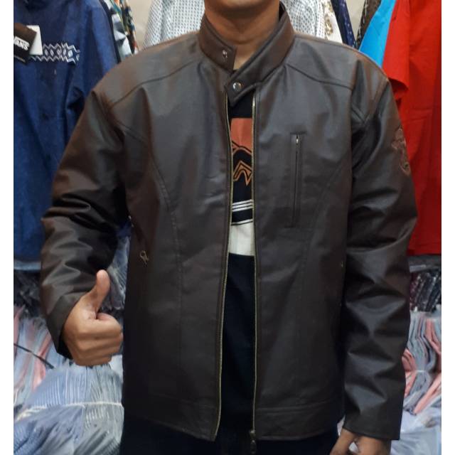 Jaket Pria Oscar Bordir Jaket Motor Anti Angin