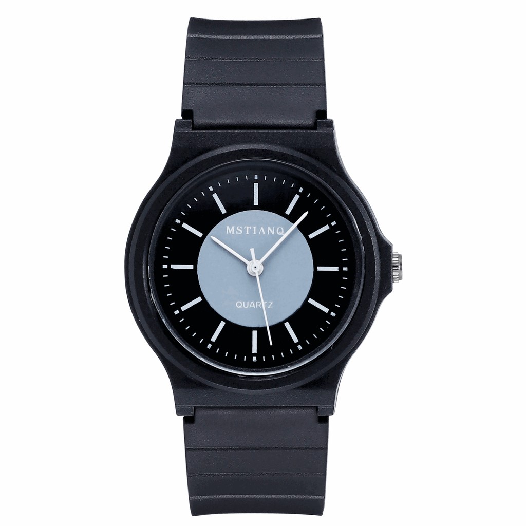 Watchyou Jam Tangan Wanita A0031 Jam Tangan Hitam INS Simple Quartz Korea