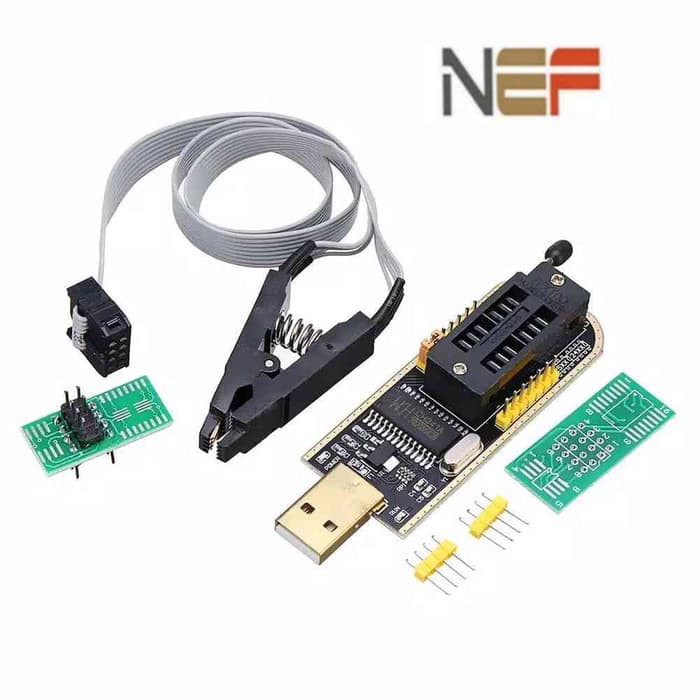 CH341A FLASH EEPROM DAN RECEIVER PARABOLA BIOS MUDAH