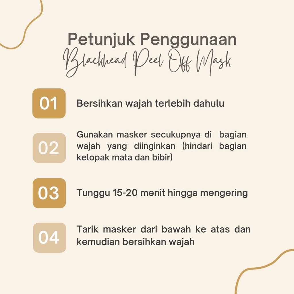 Masker Komedo Bioaqua Blackhead Mask Peel Off 60gr BPOM Pembersih Komedo Ampuh