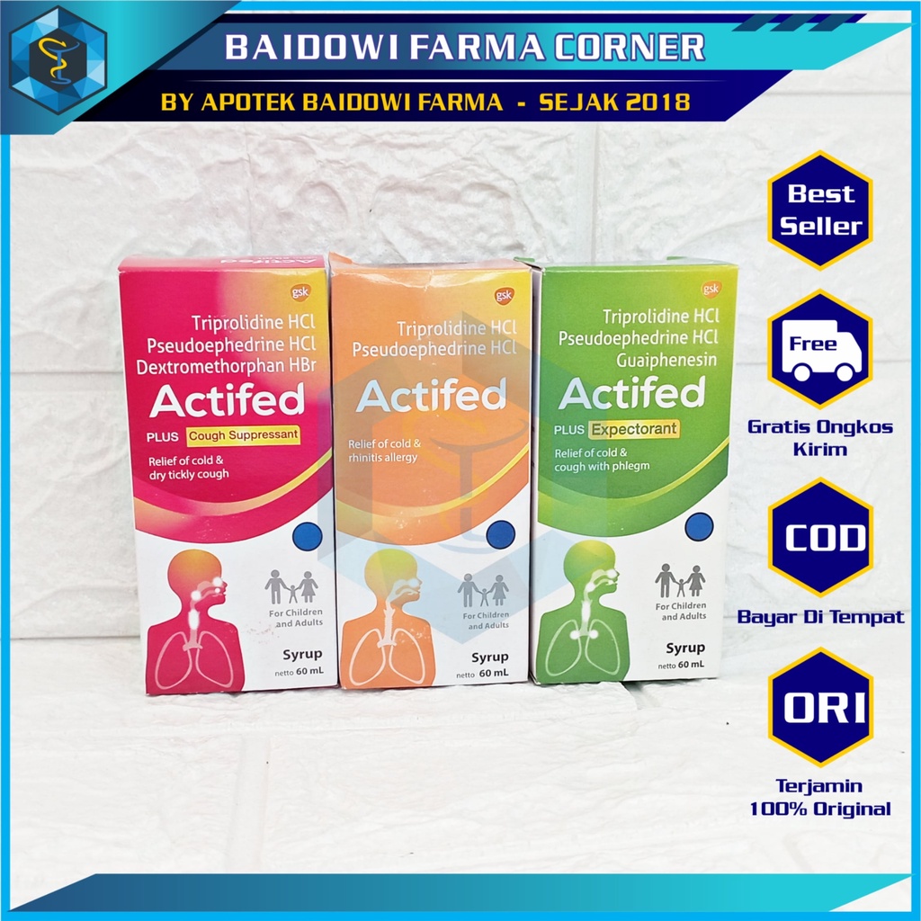 

ACTIFED SYRUP ALL VARIAN 60 ML