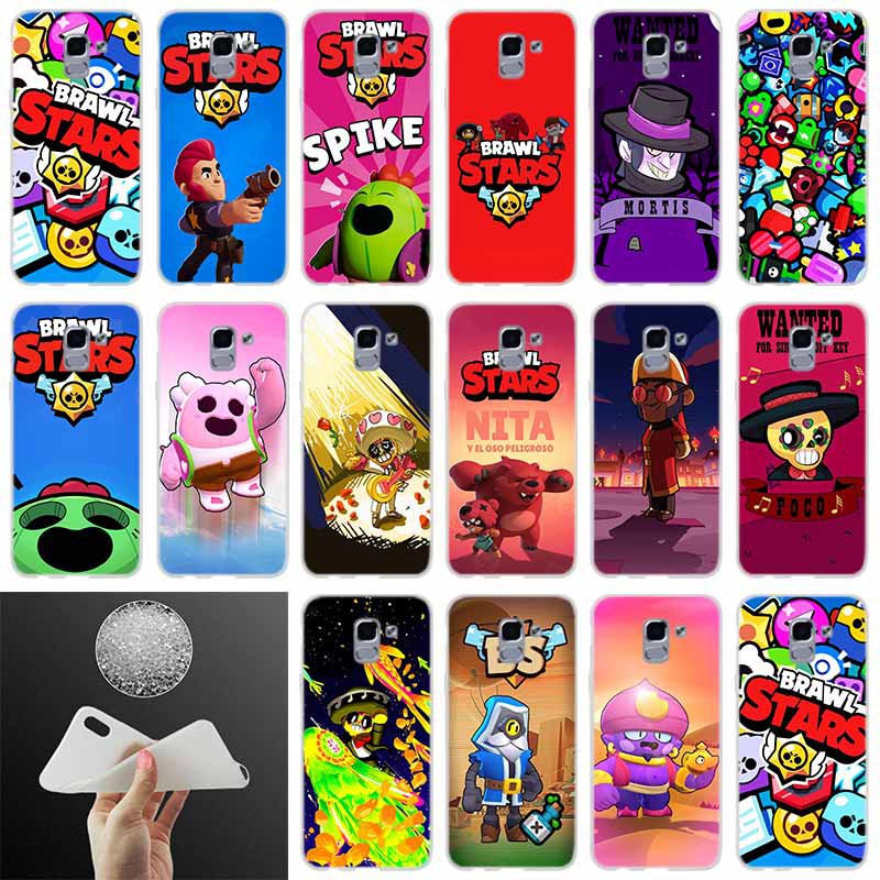 Termurah Soft Silicone Phone Cover Brawl Stars For Samsung Galaxy J6 J4 J8 J7 2018 Plus J3 J5 J7 Shopee Indonesia - samsung galaxy j3 brawl stars