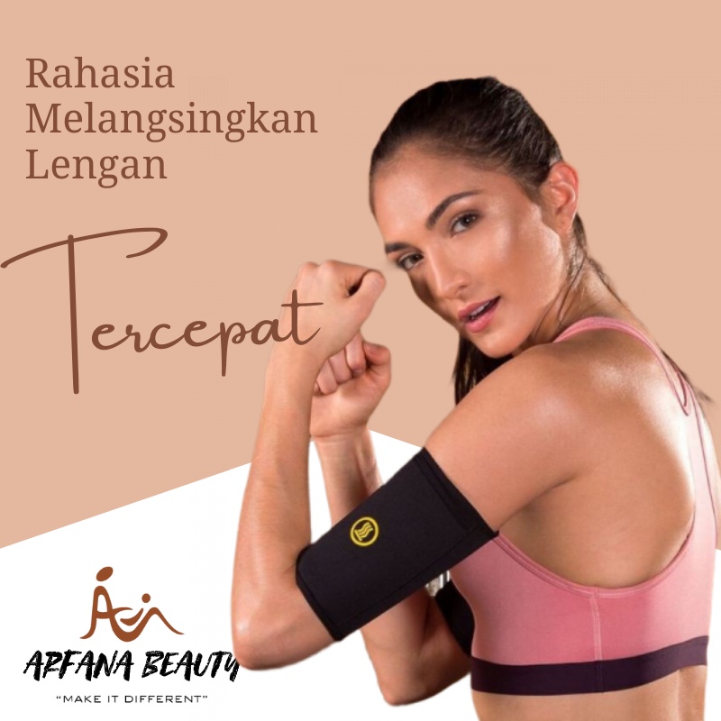 Korset Pelangsing Lengan Hot Shaper Arm Pembakar Lemak Lengan Aksesoris Olahraga Sepasang