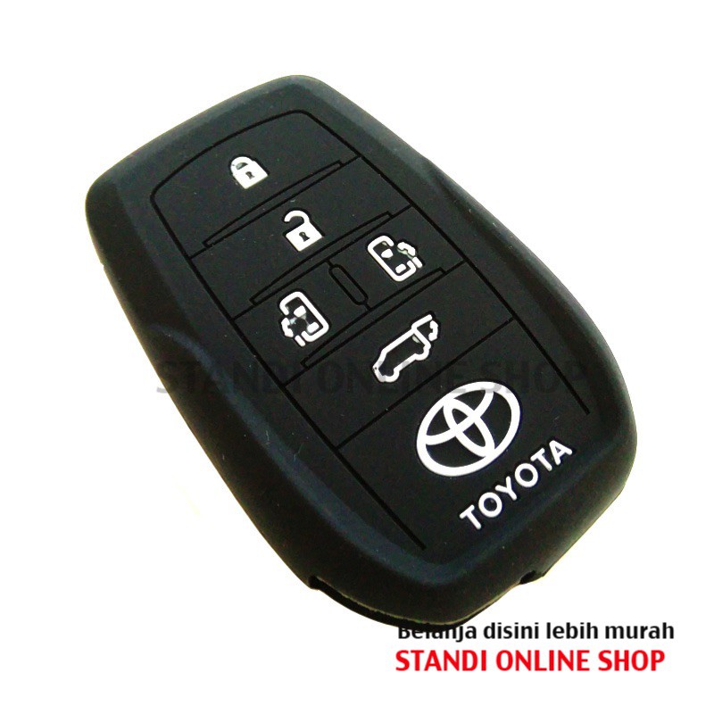 Kondom Kunci Silikon Remote Keyshirt Toyota All New Alphard Bagus