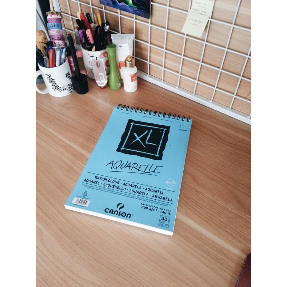 

Papan Tulis Gambar - Lyra Sketch Book - Kiky Sketch Book Canson Xl Aquarelle A4 Watercolour Pad Buku