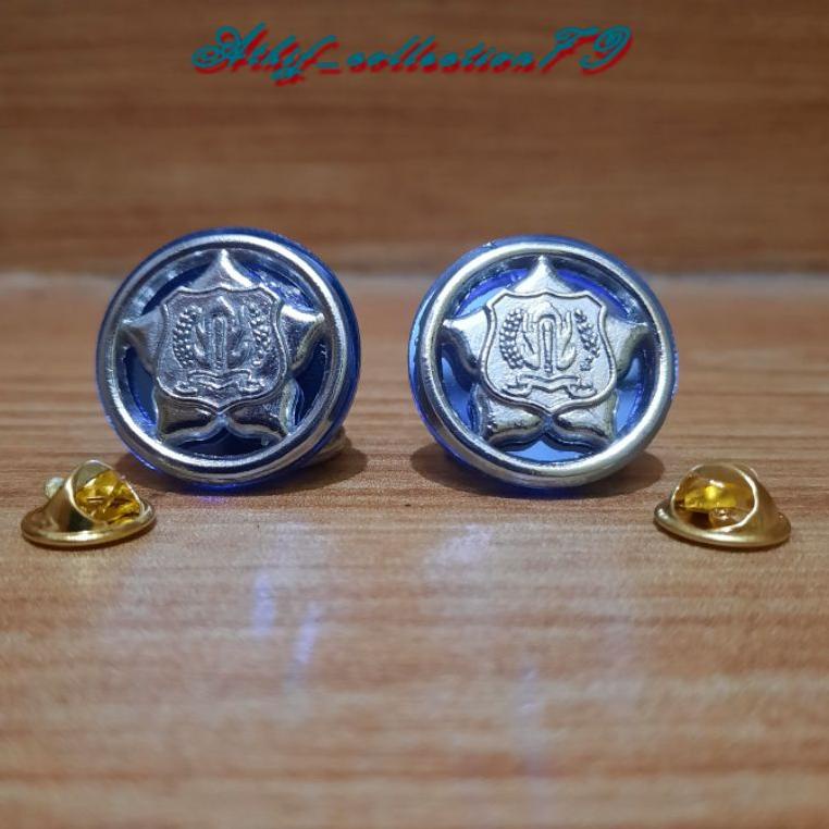5E0 Pin Monogram Satpam Security Pin Kerah Security Satpam
