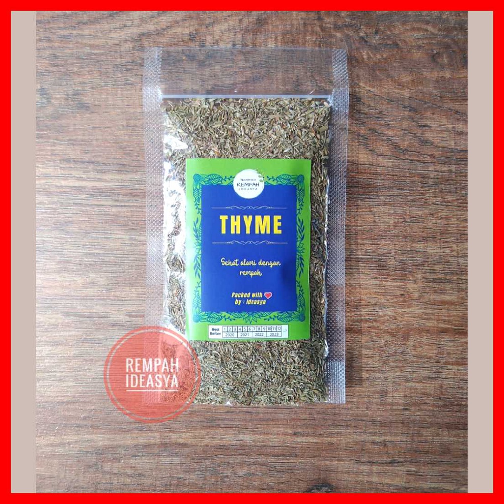 

Dried THYME Leaves Daun Timi Kering Impor Bumbu kering MPASI herbs repack