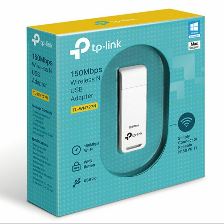 TP-LINK TL-WN727N - 150Mbps Wireless N USB Adapter