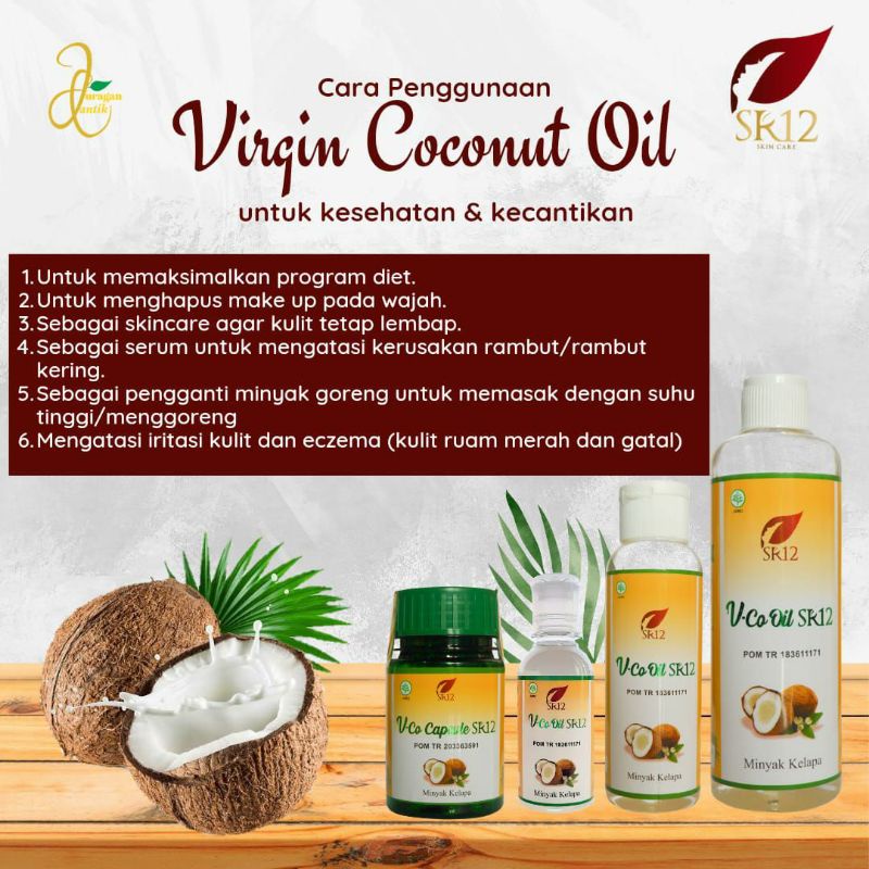 VCO OIL SR12 VCO KAPSUL HERBAL BPOM ORI HALAL MINYAK KELAPA ASLI VCO UNTUK PROMIL MANFAAT VCO SEBELU
